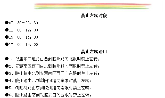 東營這條路多個路口限時禁止左轉(zhuǎn)